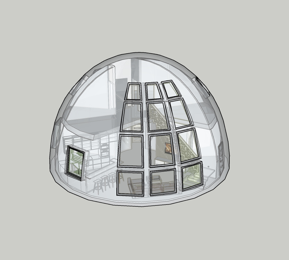 12м Купольный дом